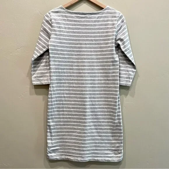 Vineyard Vines Gray/White Striped Dress - Size: XS - Picture 2 of 6